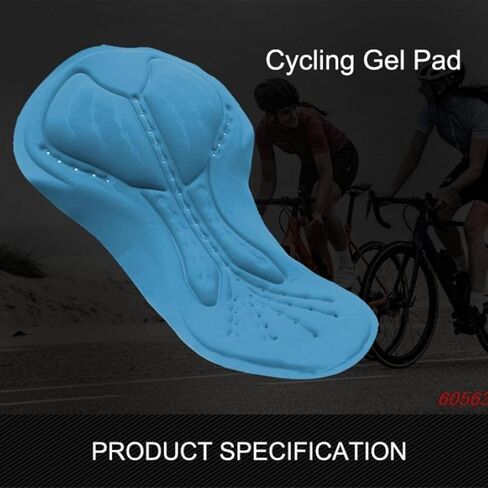 Gel Pad Cushion Bike Shorts Underwear Padded Hip Protector, Blue in Kuwait