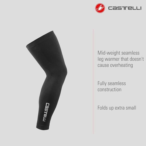 CASTELLI Men’s Pro Seamless Leg Warmers, Lightweight, Breathable & Warm Thermal Protection for Road Cycling in Kuwait