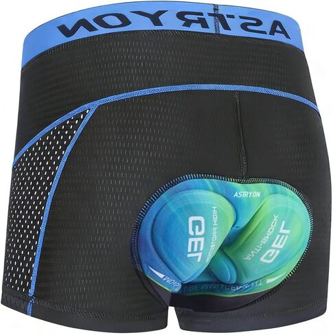 Cycling Shorts Men Padded Bike Shorts 5D Gel MTB Mountain Bicycle Quick Drying Shockproof Breathable Cycling Underwear in Saudi Arabia
