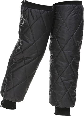 Leg Warmers Knee Pads 45cm (17.7in) for Snowboarding Biking, Windproof Gear Gaiter for Motorcycle Cycling, 1 Pair Polyester in Kuwait