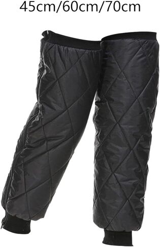 Leg Warmers 45cm (18 inch) for Snowboarding Biking Motorcycle - Windproof Knee Pads Gear Gaiter Long Sleeves Polyester in Kuwait