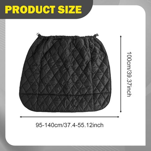 Motorcycle Leg Cover Apron Blanket - Waterproof Windproof Polyester (95-140cm/37-55in) in Kuwait