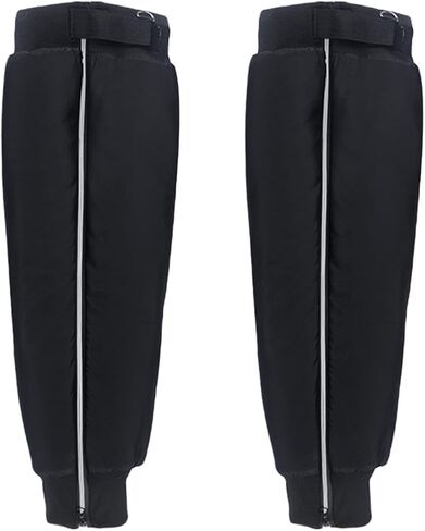 Cycling Leg Warmers - Fleece Lined, Windproof & Waterproof (40-72cm/15.75-28.35in Fit) for Motorcycle, Snowmobile, Winter Sports in Kuwait