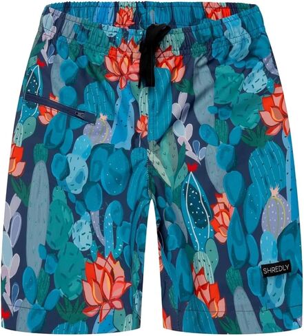 SHREDLY Littles Short for Kids | Recycled 4-Way Stretch Fabric, Adjustable Waistband, & Zippered Pocket for Active Adventures in Saudi Arabia