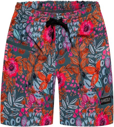 SHREDLY Littles Short for Kids | Recycled 4-Way Stretch Fabric, Adjustable Waistband, & Zippered Pocket for Active Adventures in Saudi Arabia