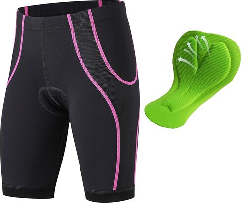 Kids Padded Bike Shorts with 3D Padding, Breathable Mesh and Non-Slip Leg Grips, for Boys and Girls in Saudi Arabia