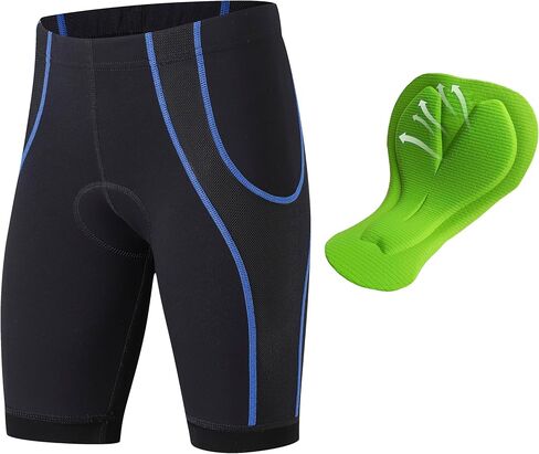 Kids Padded Bike Shorts with 3D Padding, Breathable Mesh and Non-Slip Leg Grips, for Boys and Girls in Saudi Arabia