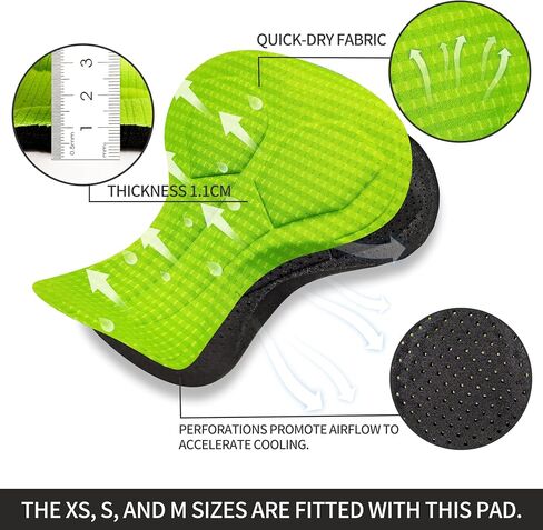 Kids Padded Bike Shorts with 3D Padding, Breathable Mesh and Non-Slip Leg Grips, for Boys and Girls in Saudi Arabia