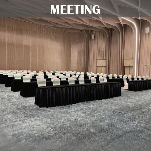 16ftx23inch Stage Skirt,Portable Shirred Pleat Stage Skirt, Stage Skirt Black is Suitable for Activities, Displays, Gifts, Performances and Wedding Stages, Easy To Store And Fold in Saudi Arabia