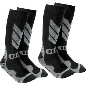 Merino Wool Kids Ski Socks - Knee High Winter Warm Snowboard Thermal Socks For Boys Girls Toddlers in Saudi Arabia
