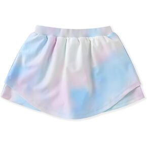 Girls Tennis Skirt with Built in Shorts, Athletic Skort for School Sports Dance Play, Activewear for Girls in Kuwait
