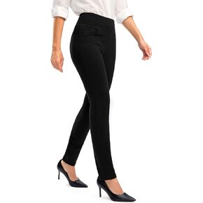 Rammus Womens High Waist Dress Pants with Pockets Business Casual Work Pants for Women Stretchy Skinny Slacks for Office in Saudi Arabia