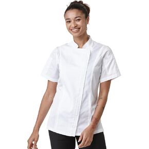 Women's Short Sleeve Chef Coat Cool Vent Chef Jacket 2847SJW in Saudi Arabia