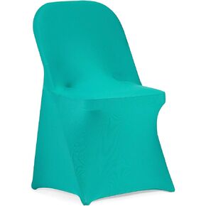 Peomeise Stretch Spandex Folding Chair Cover for Wedding Party Dining Banquet Event (White,12pcs) in Saudi Arabia