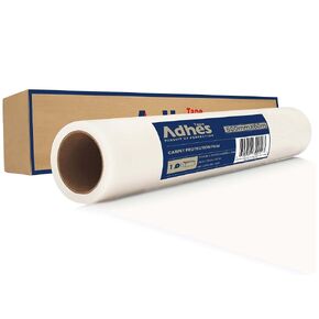 ADHES Carpet Protection Film 600mm x 60m, Easy Unwind Clean Removal, Strong and Durable Plastic Carpet Protector, Self-Adhesive Carpet Surface Protective Film in Kuwait