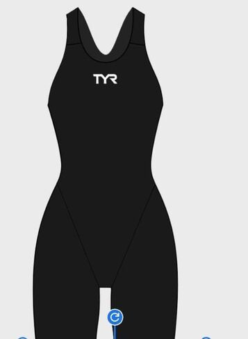 TYR Women's Women's Avictor 2.0 Solid Open Back Elite Competition Swimsuit Compression Swimwear with Surface Lift Technology in Kuwait