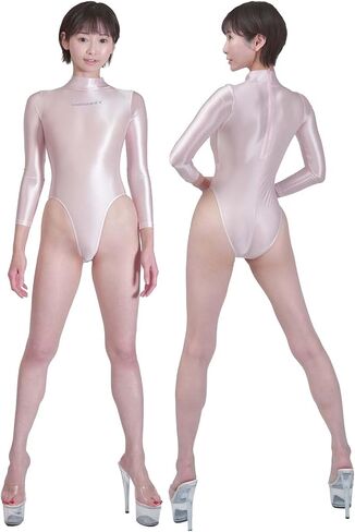 AMORESY Elektra High-Neck Long-Sleeve High-Leg One-Piece Swimsuit Leotard Stretch Swimwear in Saudi Arabia