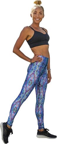 SlipIns Sea Legs Leggings for Women, High-Waisted Leggings with UPF Protection, Perfect for Yoga, Surfing, Diving, Snorkeling, Gym, and Other Activities, Pink Abalone, X-Large in Saudi Arabia