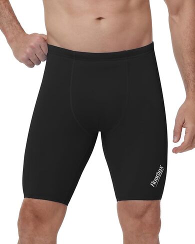 Roadbox Swim Jammers for Men, Athletic Swimsuit for Training Racing, Quick Dry Endurance Competitive Swimming Shorts UPF 50+ in Kuwait