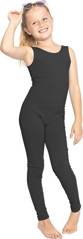 STRETCH IS COMFORT Girls Biketard, Tank Ankle Length Unitard & Long Sleeve Unitard | Soft Stretch One Piece | 4–16 in Kuwait