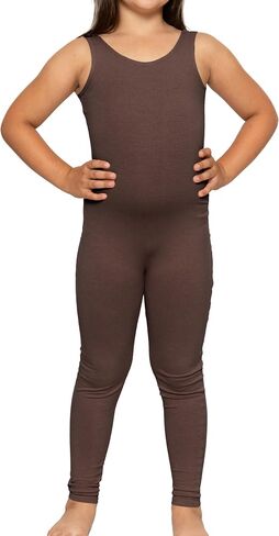 STRETCH IS COMFORT Girls Biketard, Tank Ankle Length Unitard & Long Sleeve Unitard | Soft Stretch One Piece | 4–16 in Kuwait