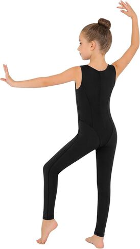 Girls Gymnastics Leotards Sleeveless Full Body Unitards One Piece Dance Bodysuit for Ballet & Stage Performance in Saudi Arabia