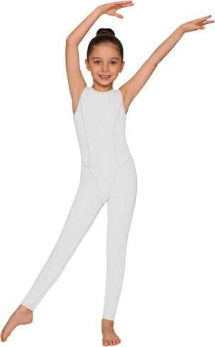 Girls Gymnastics Leotards Sleeveless Full Body Unitards One Piece Dance Bodysuit for Ballet & Stage Performance in Saudi Arabia