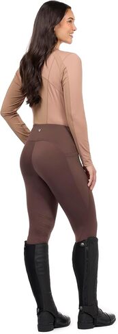 Precision Long Sleeve Crew Neck Tech Riding Top - Feather Weight, Quick Drying Seamless Feel Design, Sun Smart in Kuwait