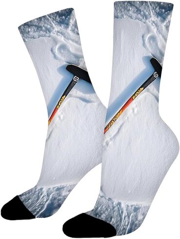 Hockey Sports Print Socks for Men Women Casual Everyday Wear in Kuwait