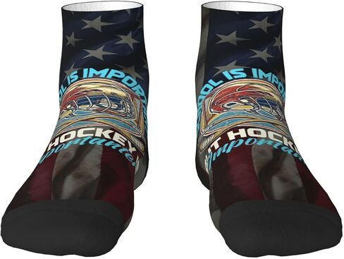 School is Important But Hockey is Importanter Socks Wool Sports Breathable Sock for Women Men in Kuwait