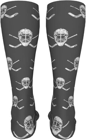 Crossed Goalie Sticks hockey Casual Long Socks for Men's and Women's Soft Comfortable Winter Warm in Kuwait