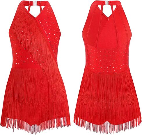 Figure Ice Skating Dress Rhinestones Modern Hip Hop Jazz Dance Performance Costume Girls Glittery Boyshorts Dress in Kuwait