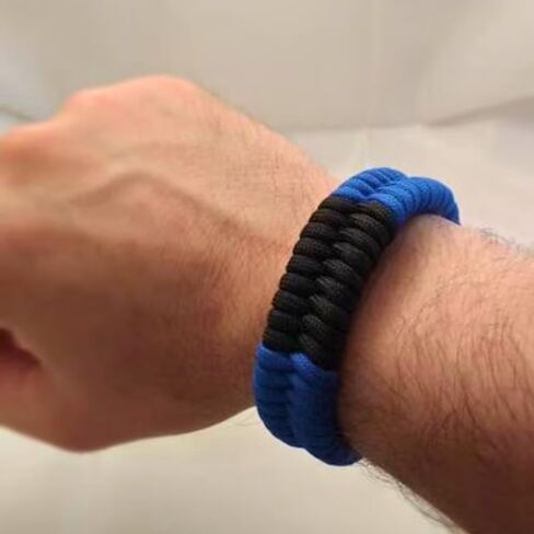 BJJ Belt Bracelet, Jiu Jitsu Gifts for Men and Women, Paracord Martial Arts Accessory (White, Blue, Purple, Brown, Black) in Saudi Arabia