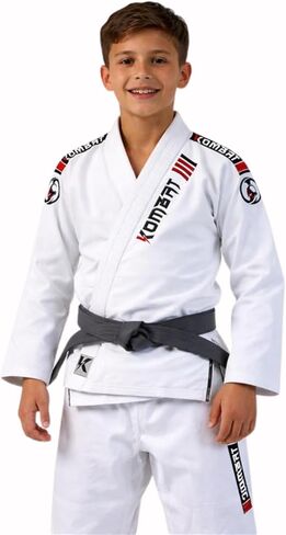 KOMBAT USA Kids BJJ Gi – IBJJF Approved Ultra-Light Brazilian Jiu Jitsu Uniform for Boys & Girls in Saudi Arabia