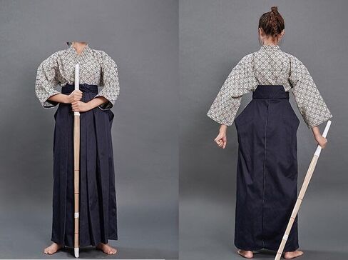 Hakama Kendo Gi Hakama Kendo Hakama Solid Hakama Horse Riding Hakama Graduation Ceremony Coming-of-Age Ceremonies Formal Kyudo Kimono in Kuwait