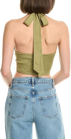 STAUD Kai Smocked Top in Kuwait
