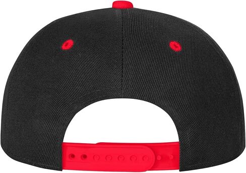 Autism Awareness Snapback Cap Unisex Children Adjustable Flat Brim Outdoors Baseball Cap Red in Kuwait