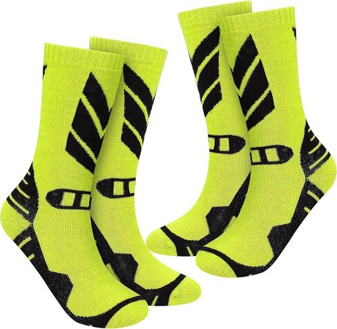 Warm Kids Ski Socks - 2 Pairs Merino Wool and Cotton Fix Material Skiing Socks, Knee High Winter Warm Snowboard Thermal Socks For Boys Girls Toddlers in Saudi Arabia