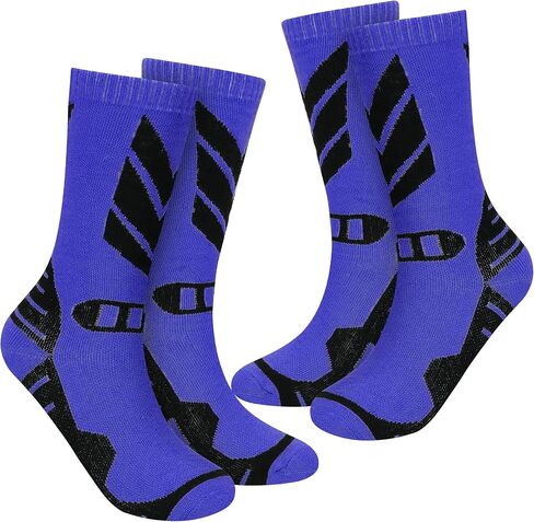 Warm Kids Ski Socks - 2 Pairs Merino Wool and Cotton Fix Material Skiing Socks, Knee High Winter Warm Snowboard Thermal Socks For Boys Girls Toddlers in Saudi Arabia