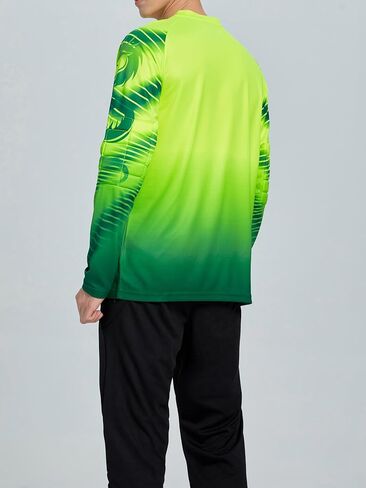Multi Padded Soccer-Balls Goalkeeper Jersey,World Cup Long Sleeve Goalie Soccer Mens Goalkeeper Jersey,Team Training Uniform in Kuwait