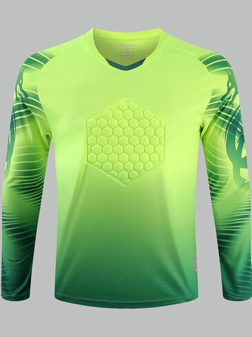 Multi Padded Soccer-Balls Goalkeeper Jersey,World Cup Long Sleeve Goalie Soccer Mens Goalkeeper Jersey,Team Training Uniform in Kuwait