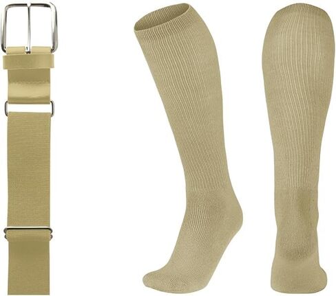 CHAMPRO Baseball Belt and Socks Combo Adjustable Baseball/Softball Belt for Youth, Boys, Girls, and Adult in Kuwait