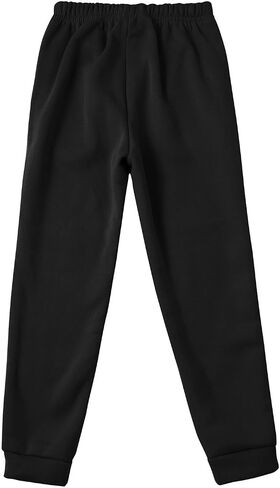 Boys Jogger Sweatpants Casual Stretchy Straight Leg Slim fit Drawstring Walking Pants Lightweight Athletic Street Wear in Kuwait