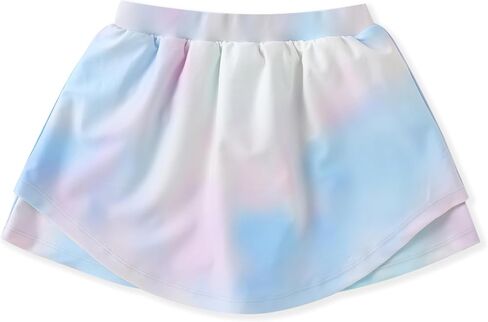 Girls Tennis Skirt with Built in Shorts, Athletic Skort for School Sports Dance Play, Activewear for Girls in Kuwait