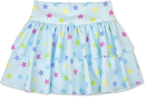 iscream Big Girls Spandex Blend Stretchy Ruffle Skort for Casual and Sports Wear in Kuwait