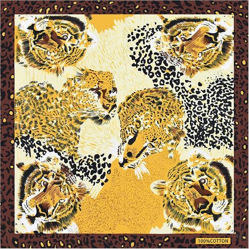hejhncii Bandanas Multiuse Head Wrap Oversized Scarf for Teenagers Girls Cool Print Cotton Bandanas in Kuwait