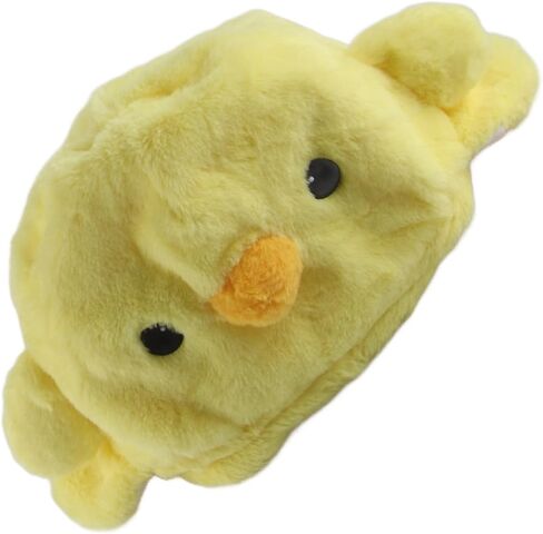 Plush Helmet Covers Soft Cartoon Chicken Adorable Design for Kids Snowboarding Action Sports Warm Imitation Fur Fabric 1 Unit in Saudi Arabia