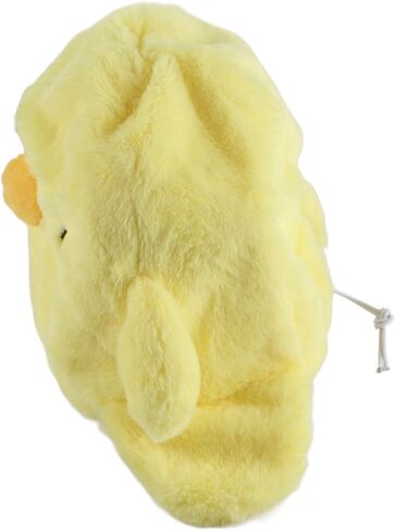 Plush Helmet Covers Soft Cartoon Chicken Adorable Design for Kids Snowboarding Action Sports Warm Imitation Fur Fabric 1 Unit in Saudi Arabia