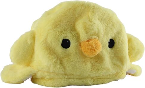 Plush Helmet Covers Soft Cartoon Chicken Adorable Design for Kids Snowboarding Action Sports Warm Imitation Fur Fabric 1 Unit in Saudi Arabia