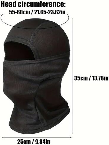 Unisex Breathable Neck Gaiter Balaclava Pullover Sun Protection Lightweight Quick Dry Face Mask for Cycling, Hiking, Outdoor Sports, Random1PC in Kuwait